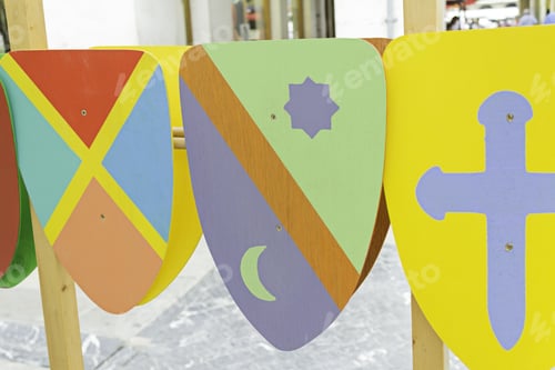 Preview: Medieval Shields Put Children In Recreation, Fun