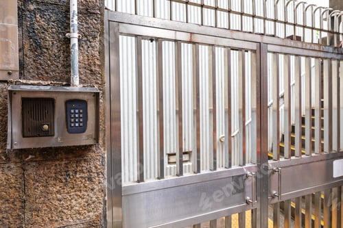 Preview: House Gate With Intercom Pin Code Numeric Unit