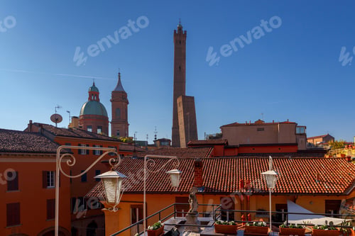 Preview: Bologna. Aerial View Of The City.