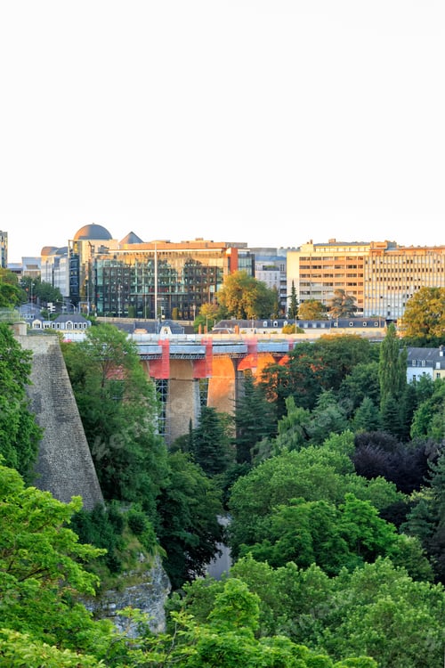 Preview: Luxembourg City, Luxembourg. The Passerelle, Also Known As The Luxembourg Viaduct