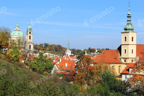 Preview: Autumn Prague St. Nicholas' Cathedral, Czech Republic
