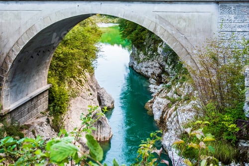 Preview: Napoleon'S Bridge. Isonzo River. Caporetto, Slovenia.