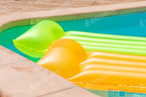 Preview: Private Villa With Swimming Pool Of The Luxury Resort, Canary Island Fuerteventura With Colorful