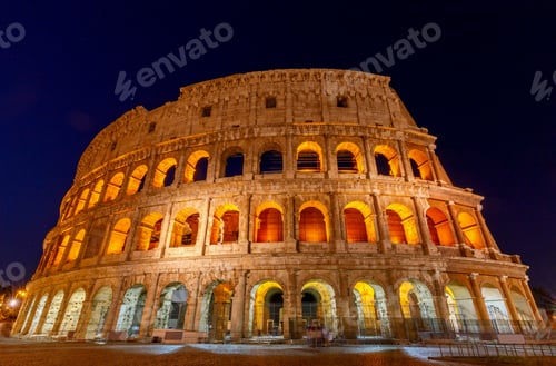 Preview: Rome. Coliseum At Sunset