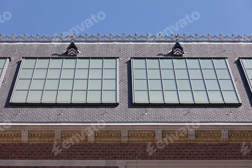 Preview: Museum Roof With Big Skylight Windows In Amsterdam
