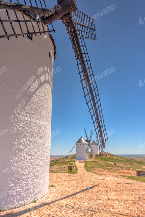 Preview: Windmills In Alcazar De San Juan, Spain