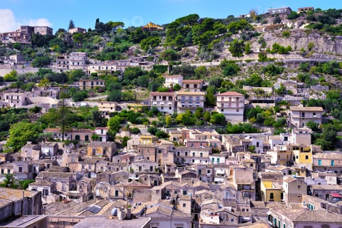 Preview: Panorama Of Modica Sicily Italy