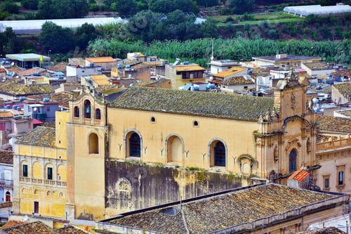 Preview: The Church Of The Carmine And Convent Of The Carmelitani Scicli Sicily Italy