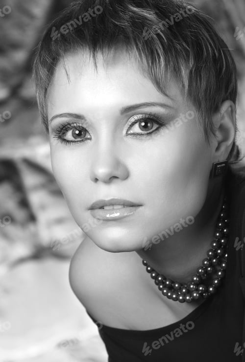 Preview: Portrait Of Beautiful Girl With Beautiful Eyes