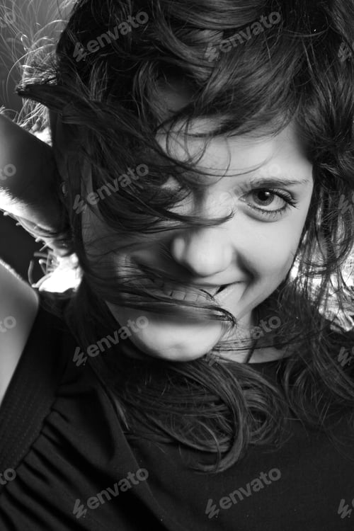 Preview: Portrait Of Beautiful Girl With Beautiful Eyes