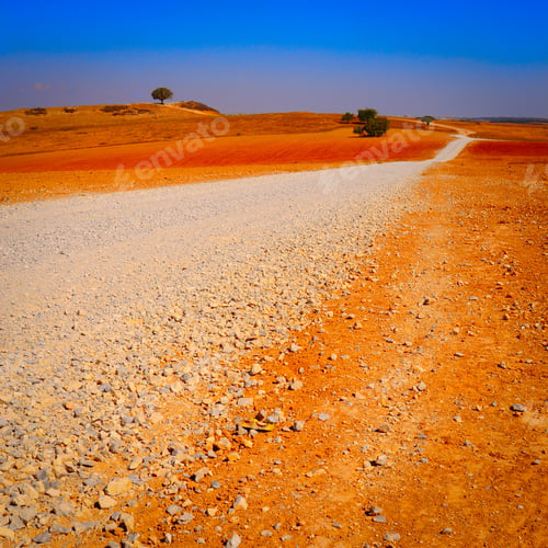 Preview: Lonely Road In The Negev Desert, Israel