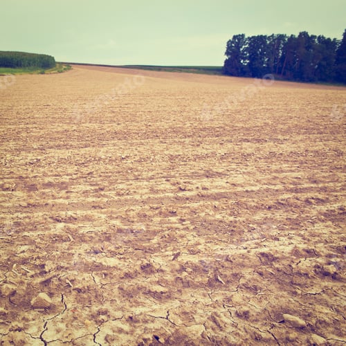 Preview: Freshly Plowed Field Ready For Cultivation In Germany, Instagram Effect