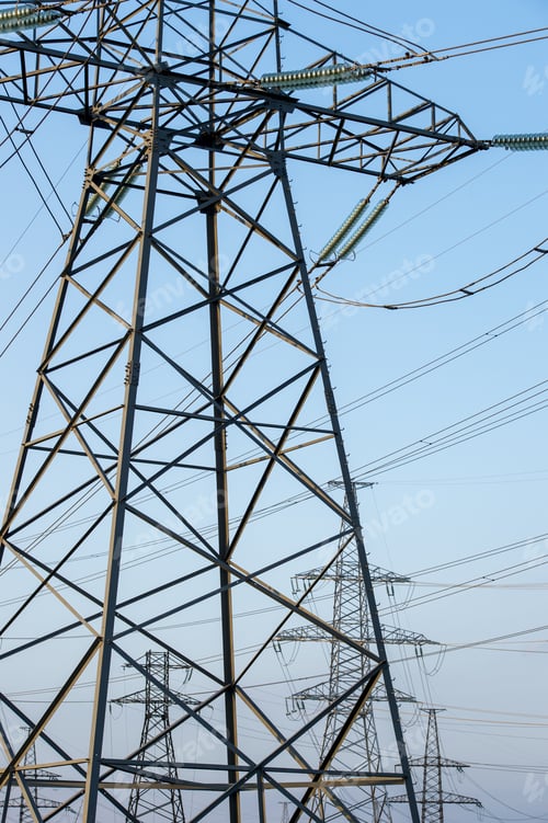 Preview: Electric Lines Against The Sky