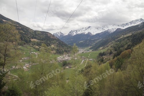 Preview: View Of Switzerland Landscape From The Bernina Express Train
