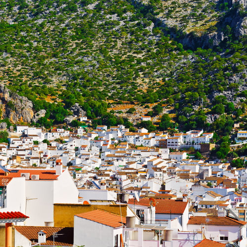 Preview: Bird'S Eye View On The Red Tiles Of The Spanish Town