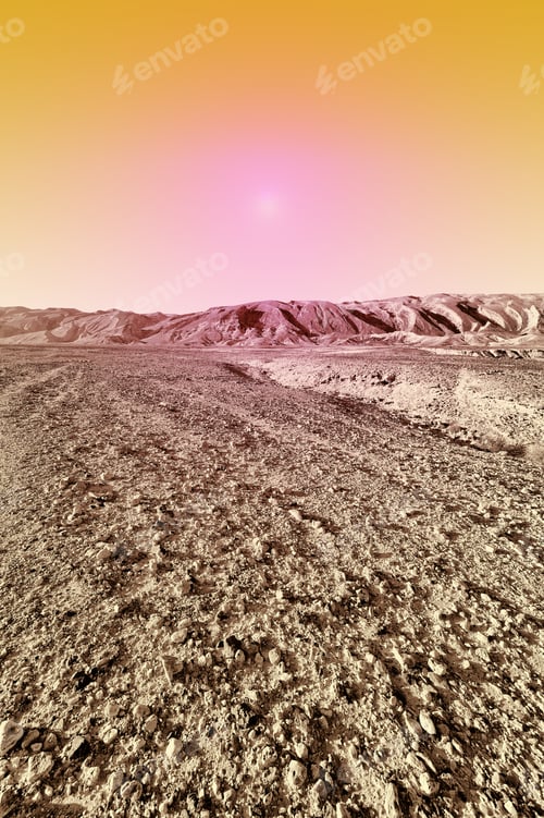 Preview: Rocky Hills Of The Negev Desert In Israel At Sunset