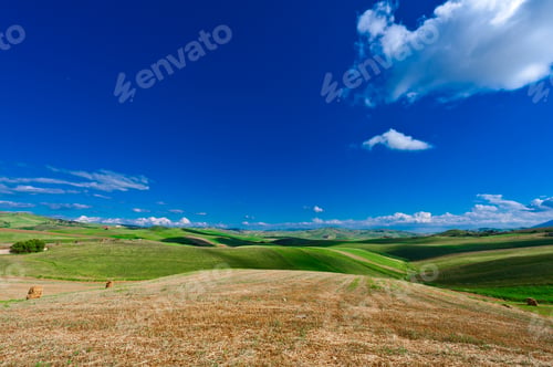 Preview: Stubble Fields On The Hills Of Sicily