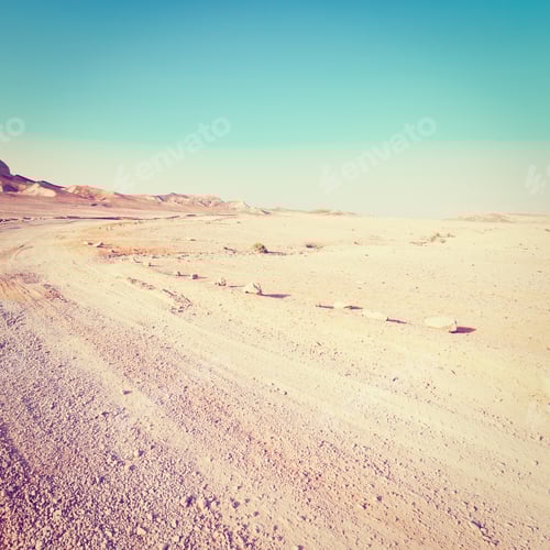 Preview: Road In The Judean Desert On The West Bank, Instagram Effect