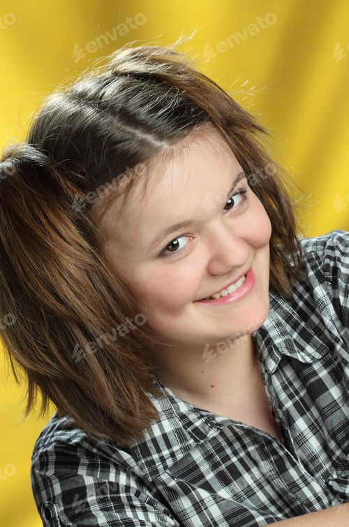 Preview: Beautiful Little Girl In The Studio Shooting