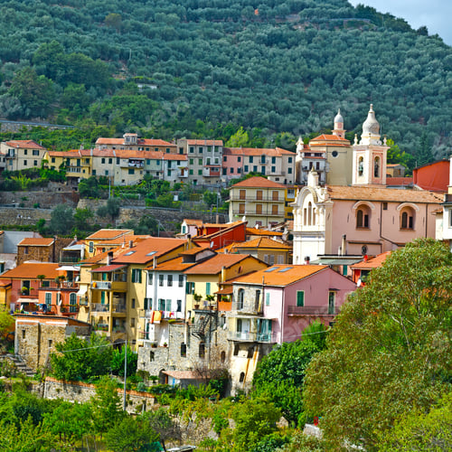 Preview: View Of The Medieval City In Italian Alps
