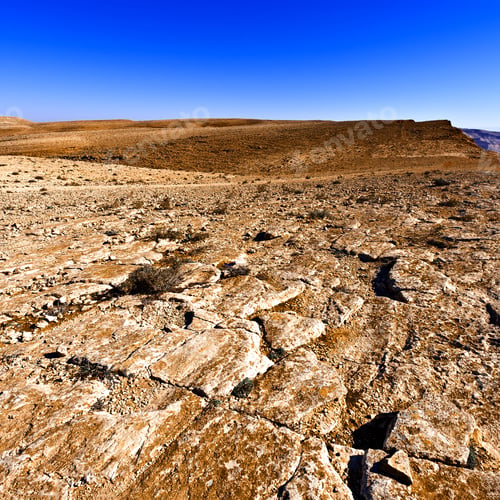 Preview: Rocky Hills Of The Negev Desert In Israel. Breathtaking Landscape Of The Desert Rock Formations In