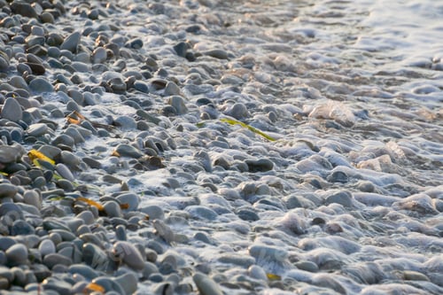 Preview: Beach Sunset Abstract Background Shoreline Denia Spain