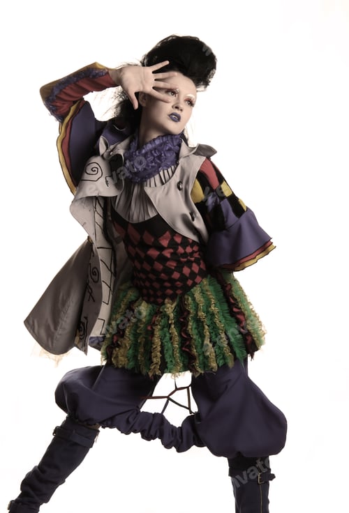 Preview: Model Photography Girls In Costumes Harlequin