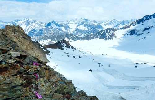 Preview: Mountain View From The Karlesjoch Bahn Upper Station (3108M., Near Kaunertal Gletscher On