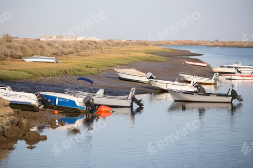 Preview: Gilao River In Tavira Algarve Portugal On October 15, 2017