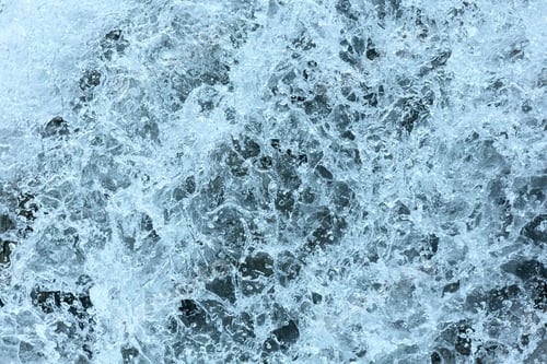 Preview: Water Of Waterfall Closeup (Nature Background).