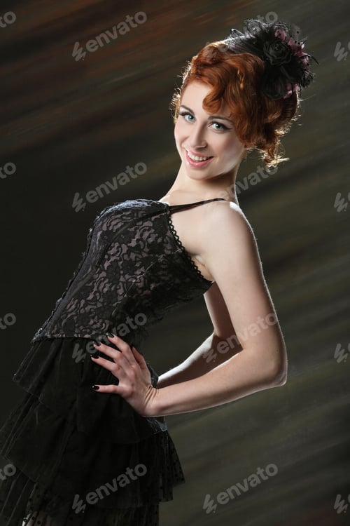 Preview: Active, Beautiful Girl In The Studio Shooting