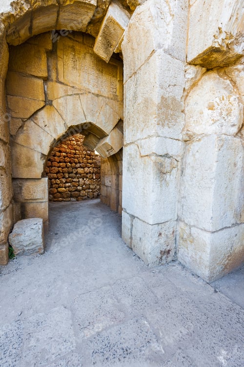 Preview: Remnants Of Crusader Castle In Israel. The Nimrod Fortress, National Park Of Israel Scenery On The