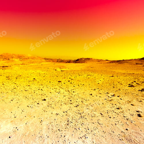 Preview: Colorful Rocky Hills Of The Negev Desert In Israel. Breathtaking Landscape And Nature Of The Middle