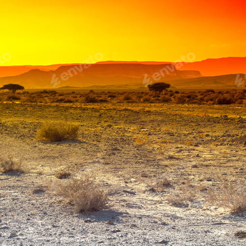 Preview: Colorful Rocky Hills Of The Negev Desert In Israel. Breathtaking Landscape And Nature Of The Middle