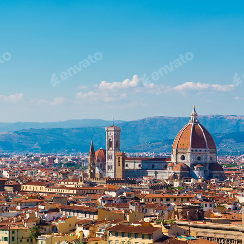 Preview: Florence Cityscape With Duomo Santa Maria Del Fiore