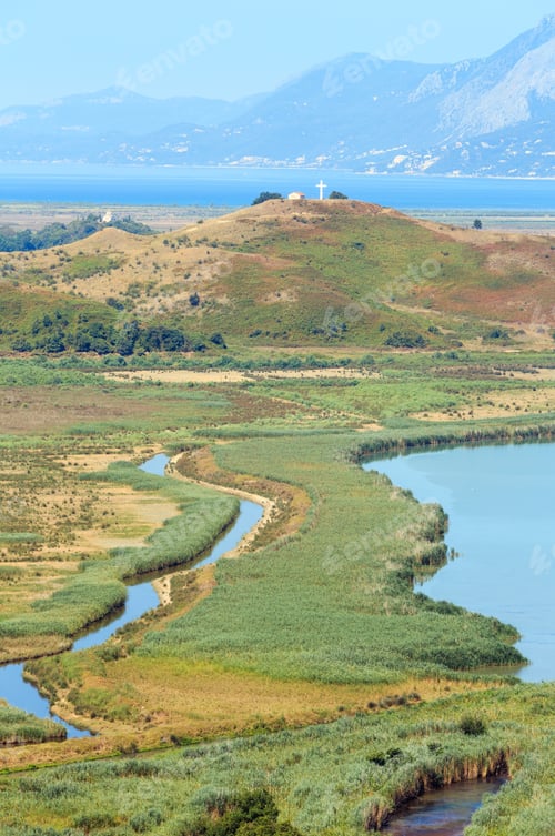 Preview: Big Salt Lake And Vivari Channal In Butrint National Park, Albania.