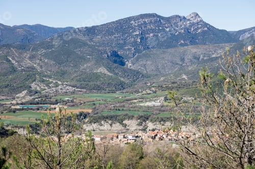Preview: Landscape In Sobrarbe County Huesca Aragon Spain