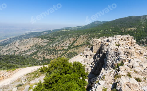 Preview: Remnants Of Castle On The Golan Heights Near The Israeli Border With Syria. The Nimrod Fortress