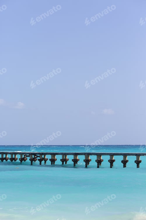 Preview: Turquoise Seascape On The Shores Of The Caribbean Sea.