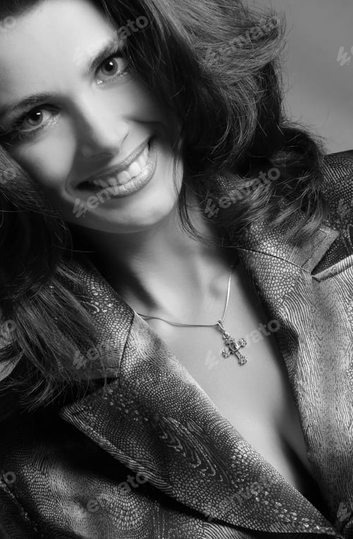 Preview: Portrait Of A Beautiful Woman With A Bright Smile