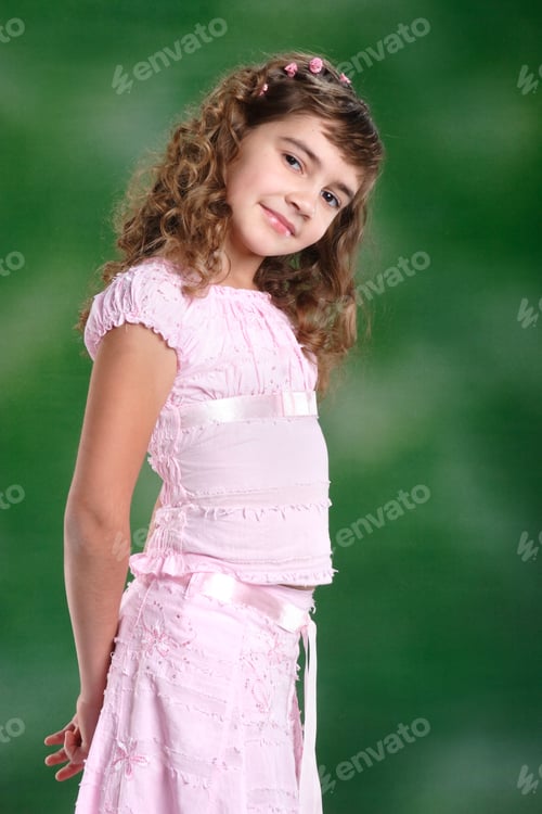Preview: Little Girl In Studio Shooting