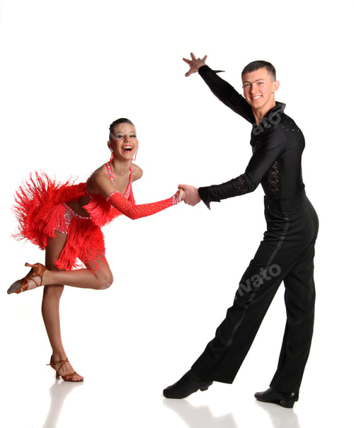 Preview: Beautiful Couple In The Active Ballroom Dance