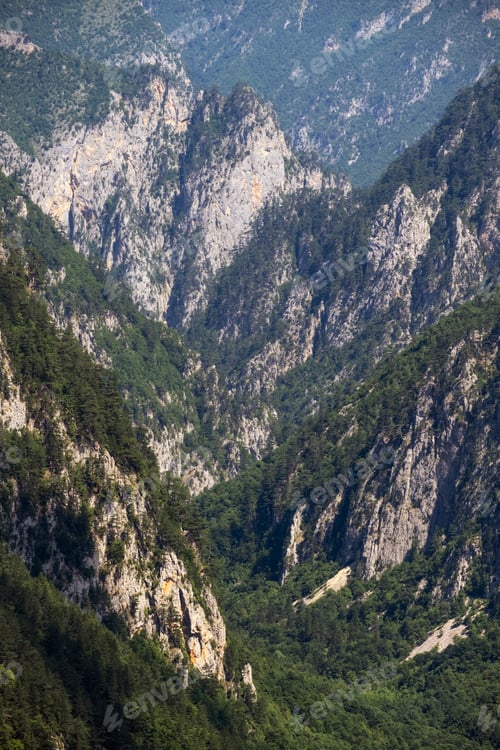 Preview: Picturesque Summer Mountain Landscape Of Tara Canyon In Mountain Durmitor National Park
