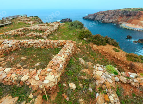 Preview: Islamic Fishermen Settlement In Ponta Do Castelo By Carrapateira (Aljezur), Portugal. Summer