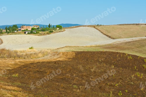 Preview: Plowed Sloping Hills Of Tuscany In The Autumn