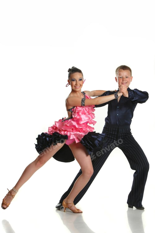 Preview: Beautiful Couple In The Active Ballroom Dance