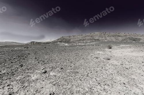 Preview: Rocky Hills Of The Negev Desert In Israel. Breathtaking Landscape And Nature Of The Middle East