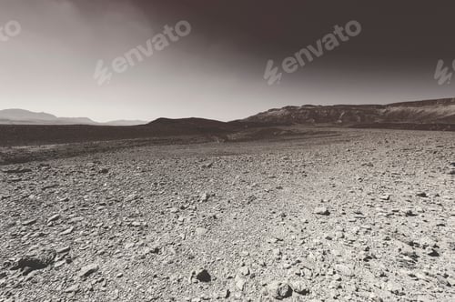 Preview: Rocky Hills Of The Negev Desert In Israel. Breathtaking Landscape And Nature Of The Middle East