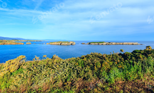 Preview: Atlantic Ocean Coastline Landscape (Near Mexota Beach, Spain) .