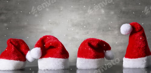 Preview: Santa Hat. Christmas Or New Year Decoration.